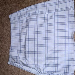 Stripped blue skirt